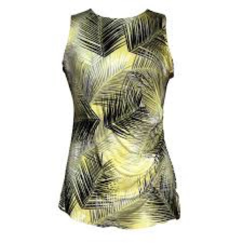 NWT 🌿 WORTHINGTON Leafy Green Sleeveless Top 🌿